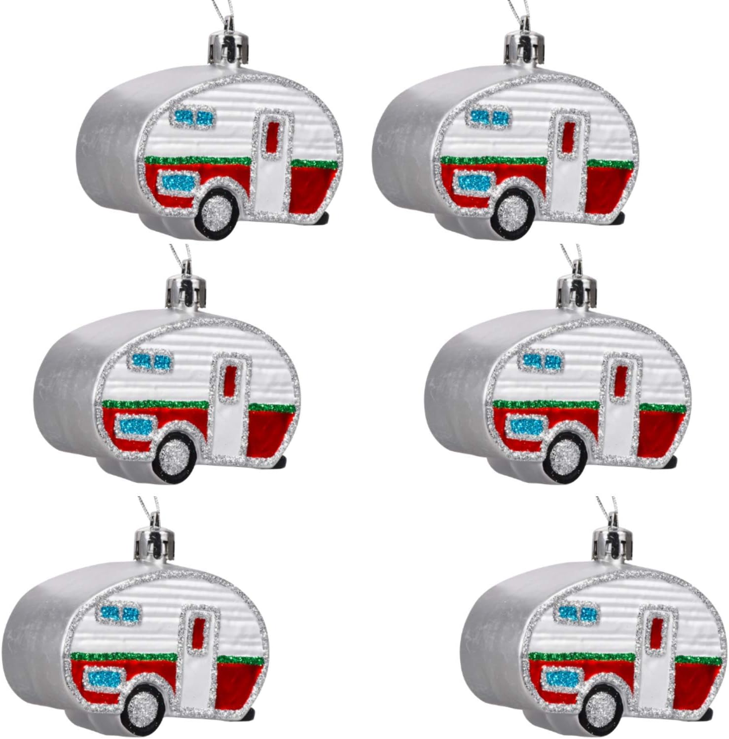 TopNotch Outlet Christmas Decor Hanging Camper Ornaments