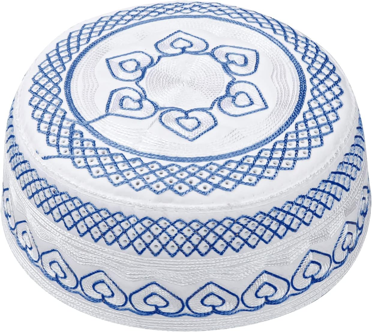 YluckyMen Muslim Prayer Kufi Hat Prayer Headwear Cap Islamic Beanie Skull Cap Embroidery Kofia Topi Sun Hat