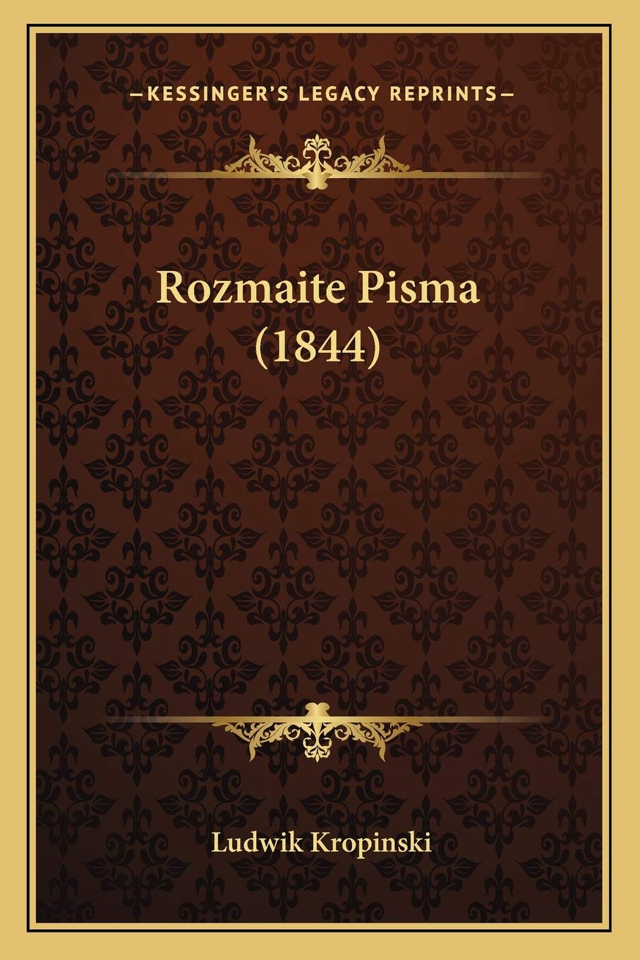 Rozmaite Pisma (1844)