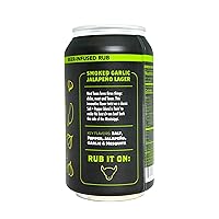 Vista 4 de Spiceology y Derek Wolf - Lager de Ajo Ahumado y Jalapeño - Condimentos y Especias Infusionados en Cerveza - Uso en: Carne de Res, Ensalada