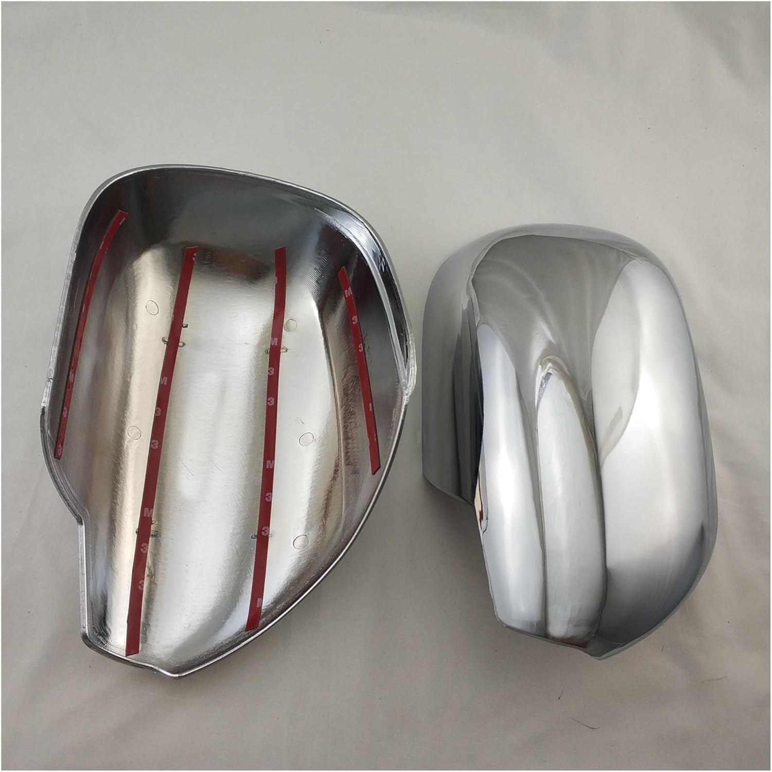 2pcs Car ABS Carbon Rearview Accessories Plated Side Mirror Cover Trim 2003 2005 2006 2007 2008 2009 Compatible with Lexus GX470 GX 470(Chrome)