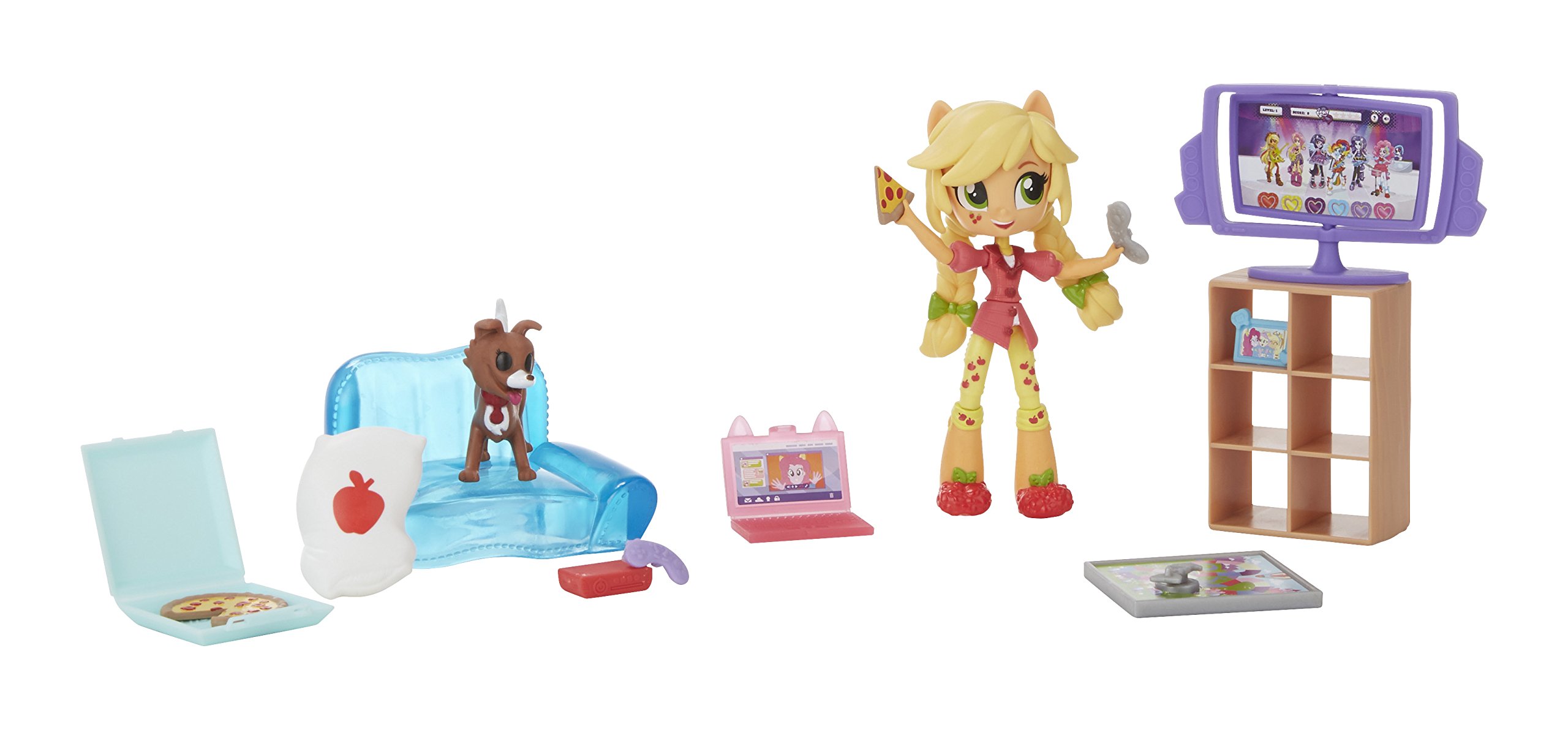 MY LITTLE PONY Equestrian Girls Minis Applejack Slumber Party Games Set (Multi-Colour)