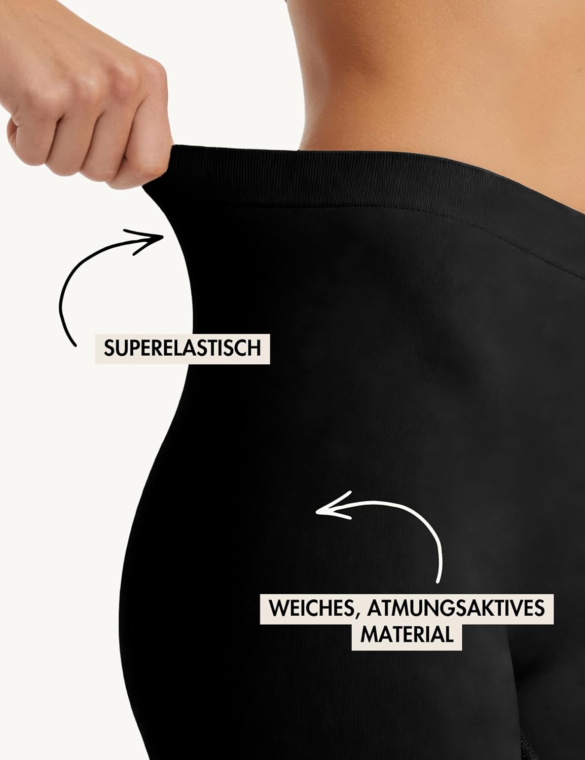 3 Pack Women's Short Leggings Cycling Shorts Underwear image 5