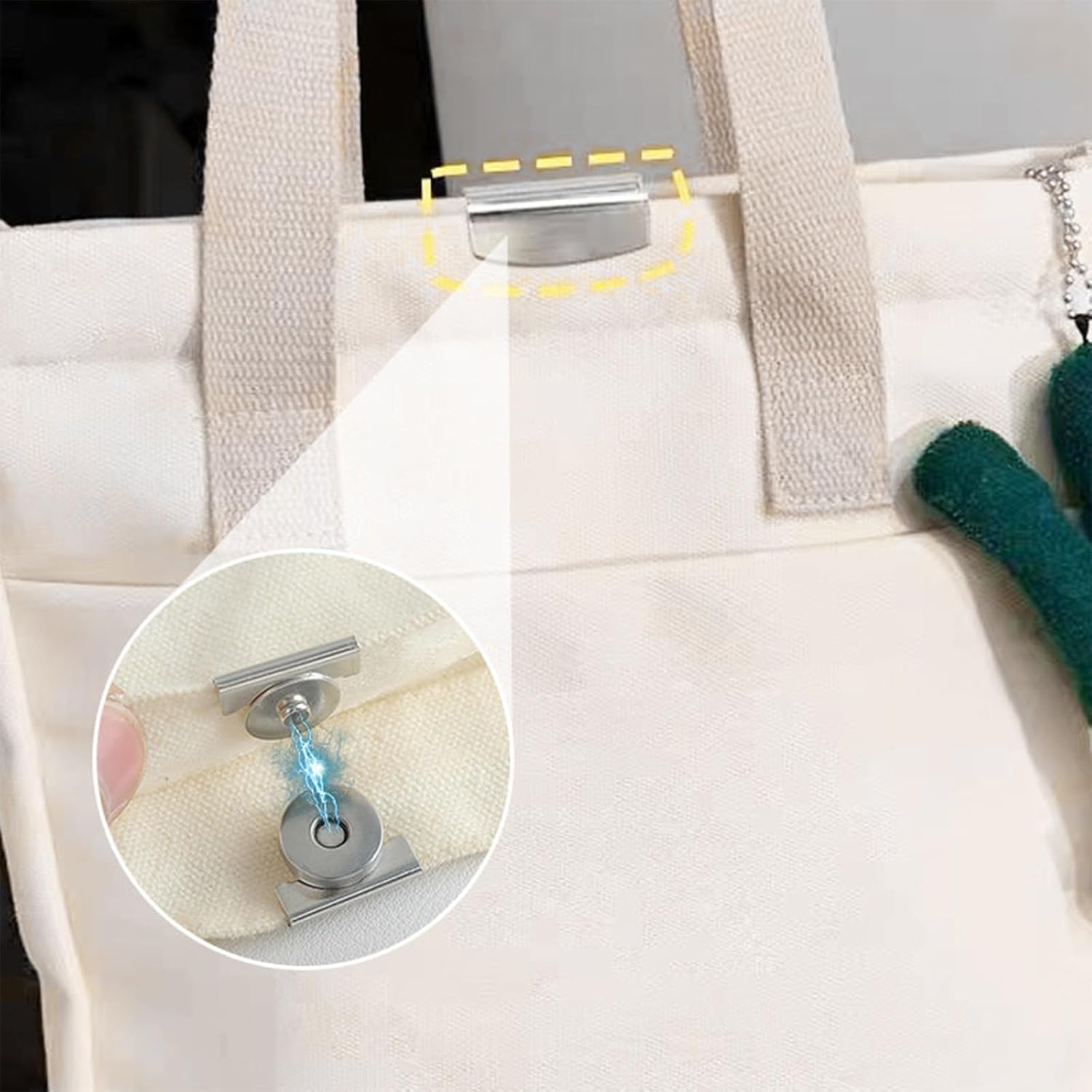 12 Paar Magnetische Druckknöpfe Metall Nahtlos – Geldbörsenverschlüsse DIY