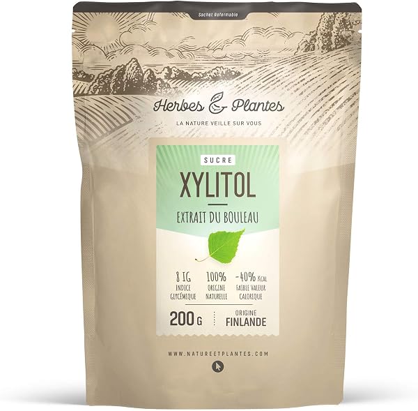 Herbes Et Plantes Xylitol Sucre de Bouleau en Poudre 1 kg - 4