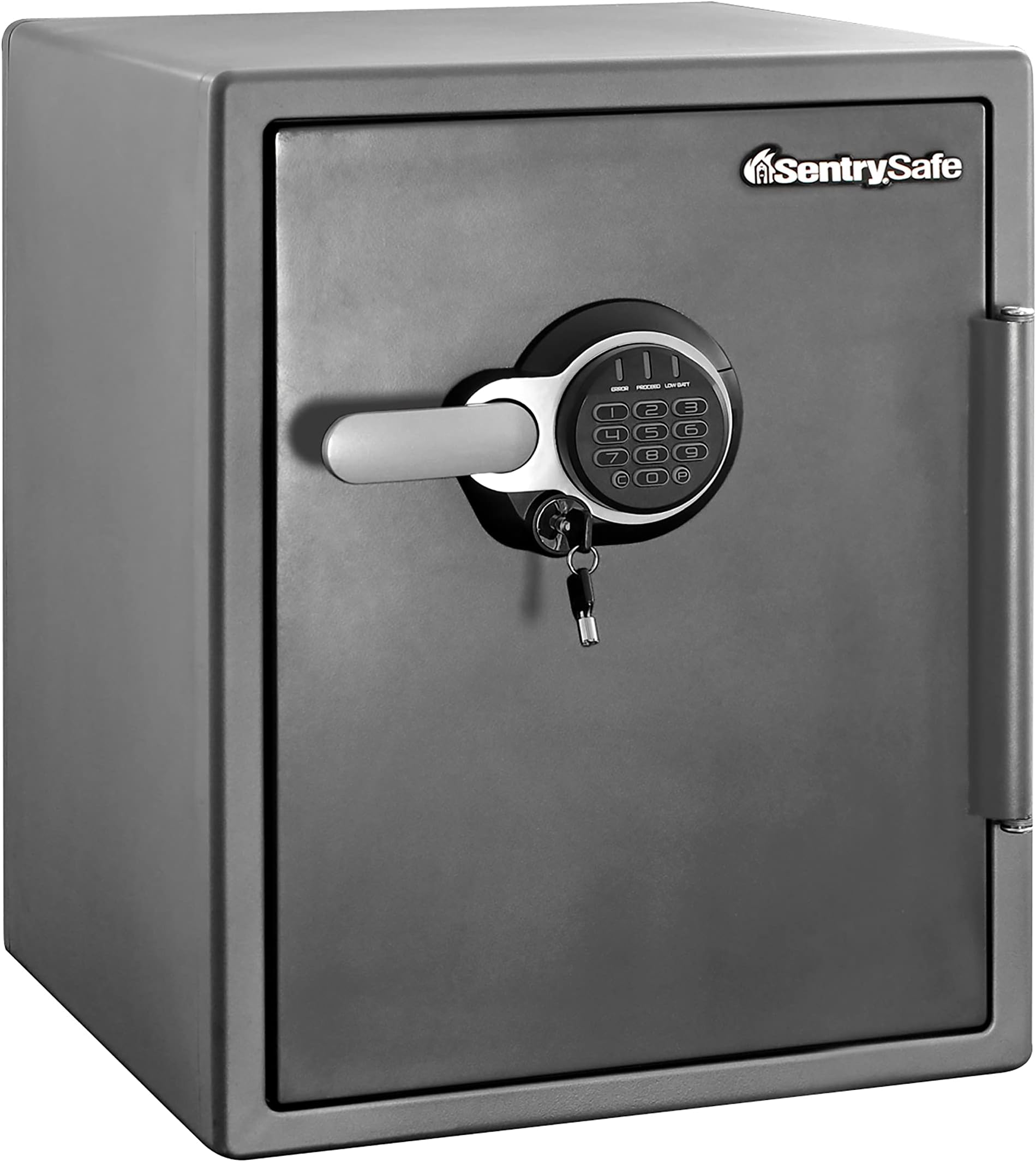 Master Lock Coffre-Fort Ignifuge 5L Avec Serrure à Clé – Protection Anti-Feu 30 Min à 843°C & Anti-Vol, Idéal Documents, Clés USB, Passeports (L1200)