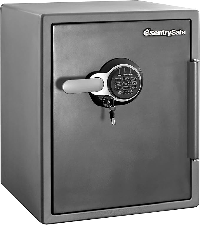 Master Lock Sentry Safe Certified Fireproof and Waterproof Safe, 56.5L