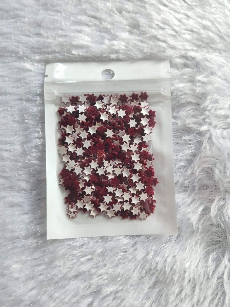 Maroon Star Bindi for Women and Girls Pack of 1.-image-43