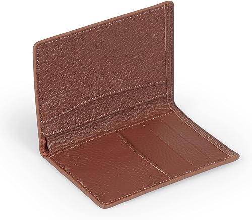 Miniatura 8 de Otto Angelino Cartera de piel plegable - Estilo pasaporte - identificación, tarjetas bancarias y efectivo, bloqueo RFID - Unisex