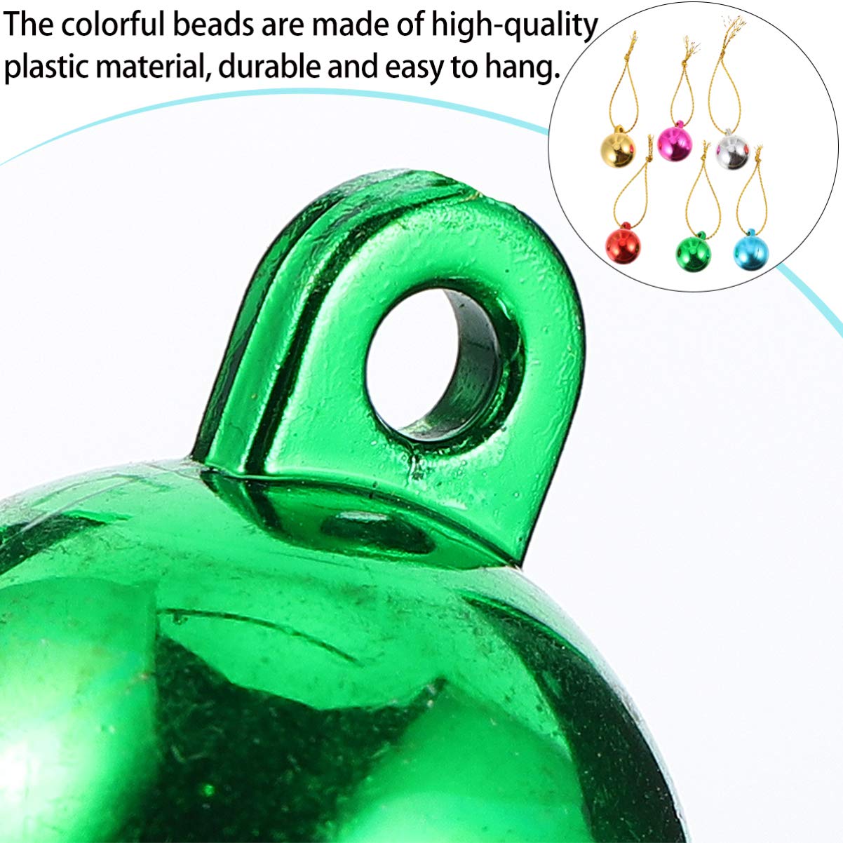 ABOOFAN 100 Pièces Petites Perles De Lampe Guirlandes Solaires Guirlandes Lumineuses pour Olivier Artificiel Lumières LED Lumières De Rideau Menées Décoration Faux Plastique