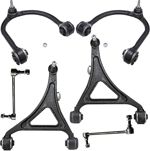 Miniatura 90 de Detroit Axle - Kit de brazos de control delanteros de 6 piezas para Hyundai Accent Kia Rio Rio5 06-10 2006 2007 2008 2009 2010 2011, 2 brazos de