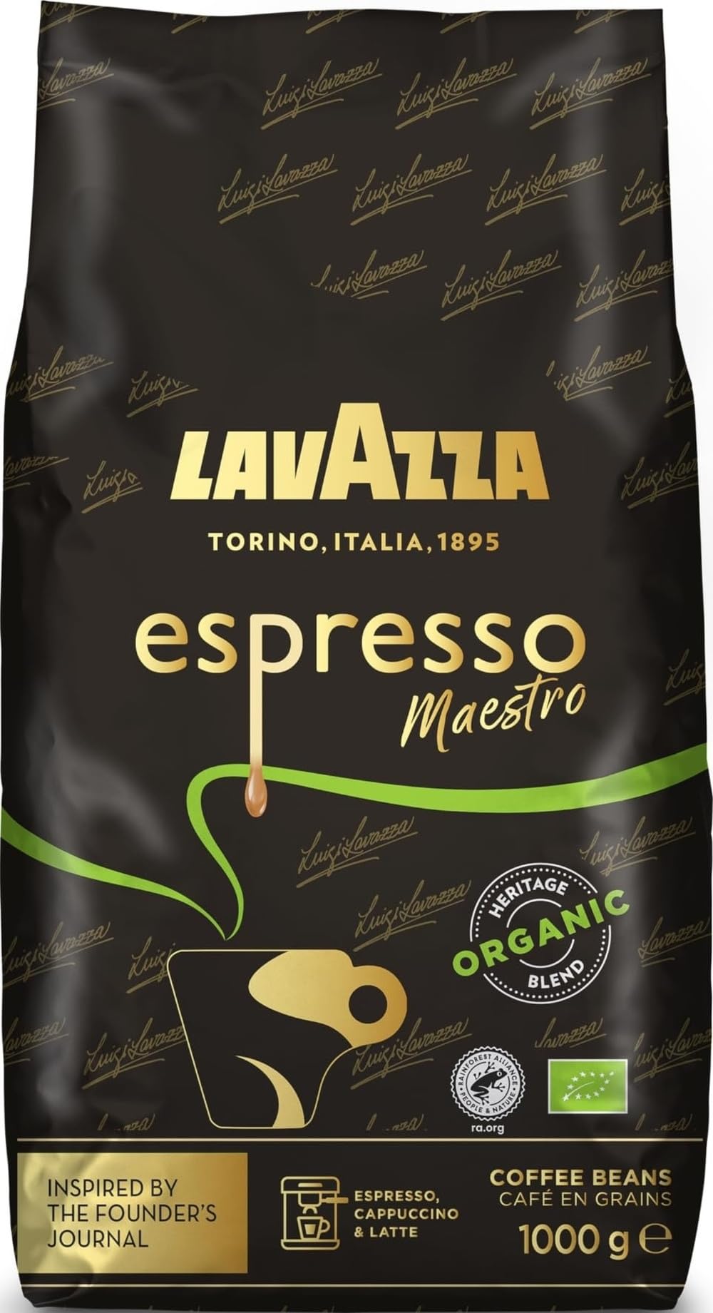 Lavazza, Espresso Maestro Coffee Beans, 1 kg
