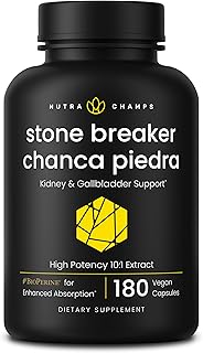 Chanca Piedra Stone Breaker – Kidney Stone Dissolver Support & Gallbladder Cleanse Supplement – Calcium Oxalate Balance & Detox for Urinary Tract – 20,000 mg Equivalent Supplement with Nettle Leaf
