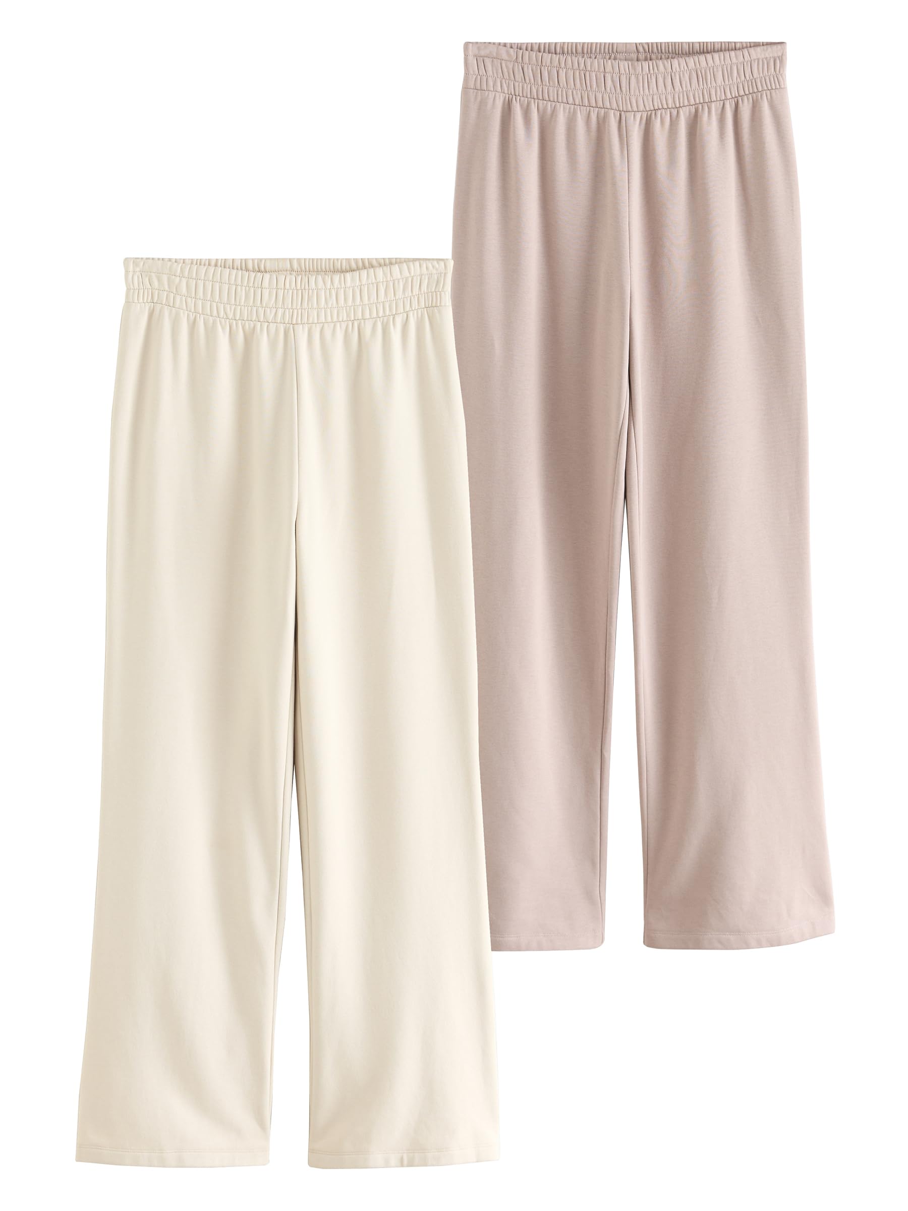 THE SET Damen 2er-Pack Jogginghosen mit weitem Bein