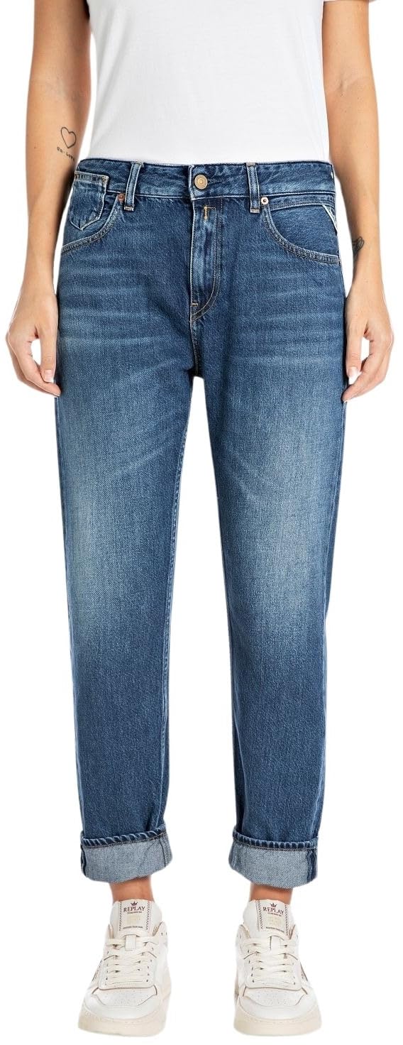 REPLAY Adult WA416 Marty Jeans, Medium Blue 009-5, 26W / 32L