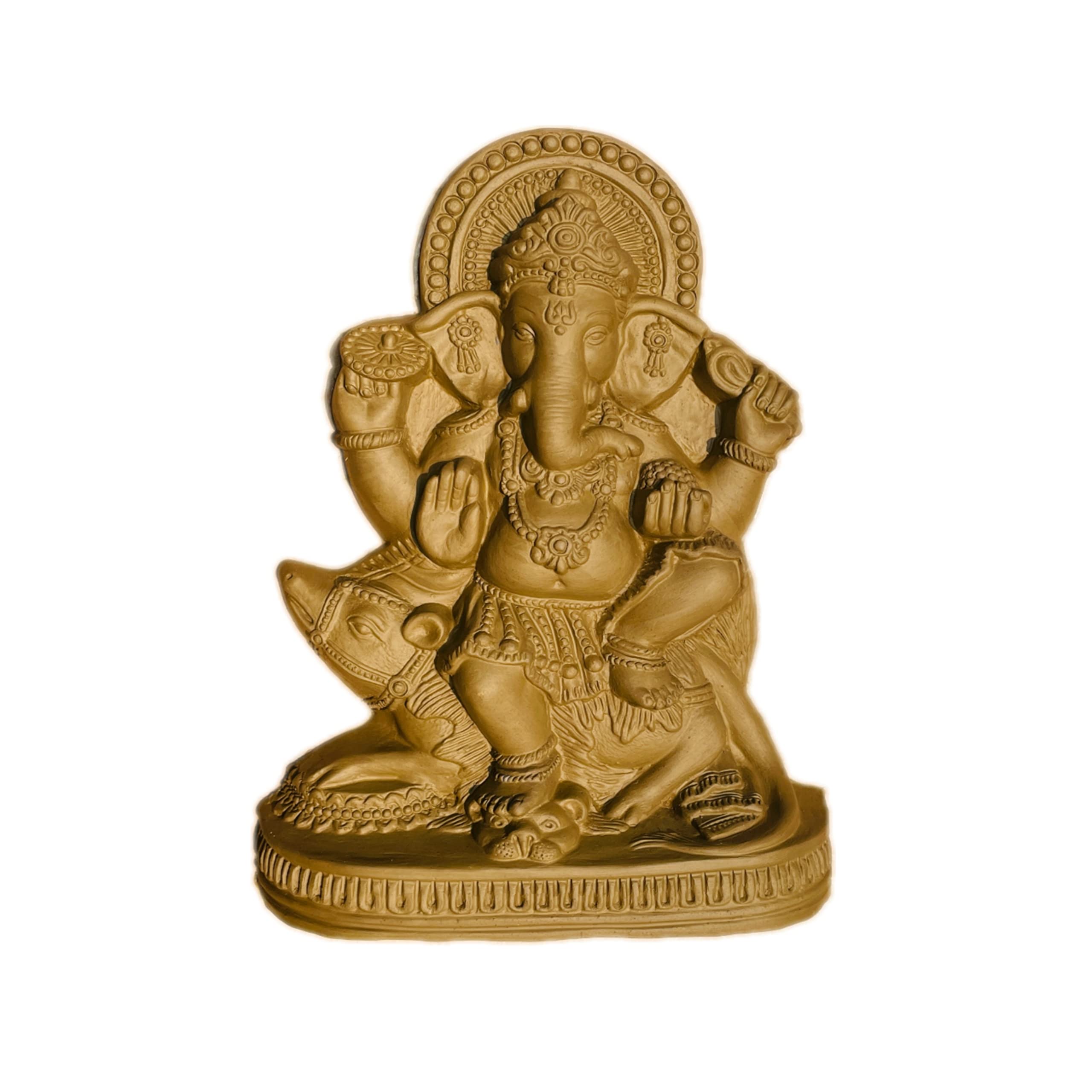 Art sculpture Fiberglass Ganesha Idol Making Mold/Mould Hight 10 inch, White - Image 2 thumbnail