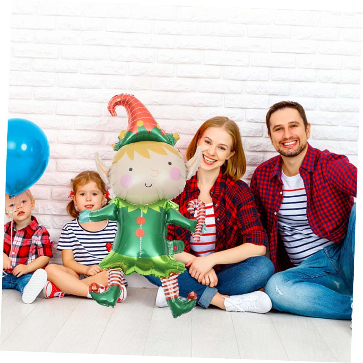 PRETYZOOM 50pezzi Palloncini Sagomati in Lamina di Alluminio per Decorazioni Natalizie Articoli per Feste di Natale Palloncini Decorativi Natalizi per Casa Ufficio e Giardino