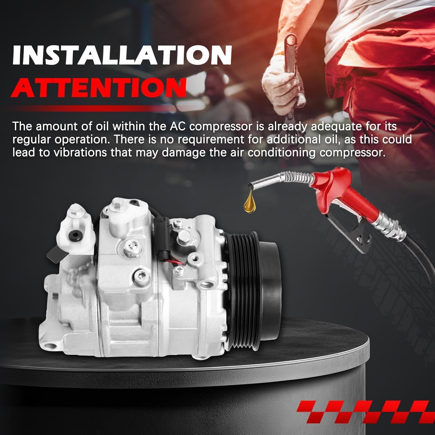 AC Compressor with Clutch Fit for CL500 CL550 CLK55 AMG CLK320 CLK500 CLS55 AMG CLS500 CLS550 S63 AMG S350 S430 S500 S550, 2.6L-6.0L, 2003-2012, Air Condition Compressor