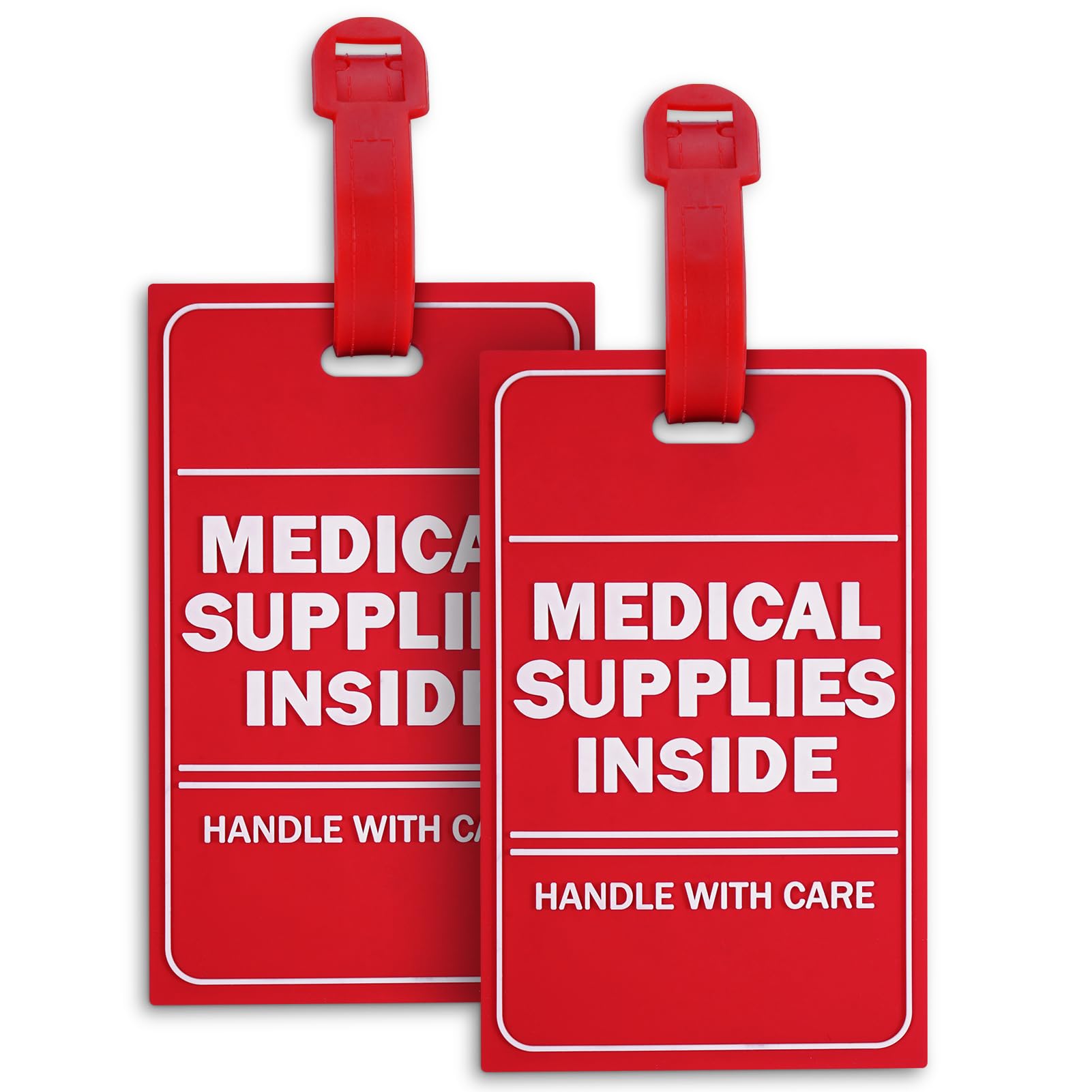 Amazon.com: MEDMAX 2 Pack Medical Supplies Inside Tag, Handle with Care ...