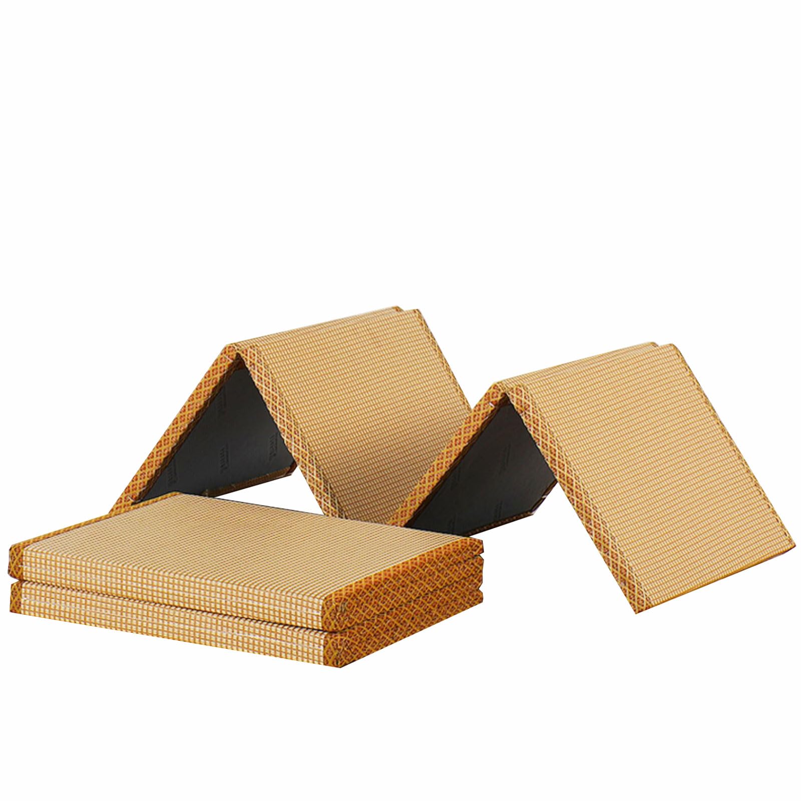 Tatami Mat - Colchón de futón plegable para uso en el suelo, ideal para meditación, yoga, zen, sala de té, diseño de césped plegable, perfecto para comodidad y estilo
