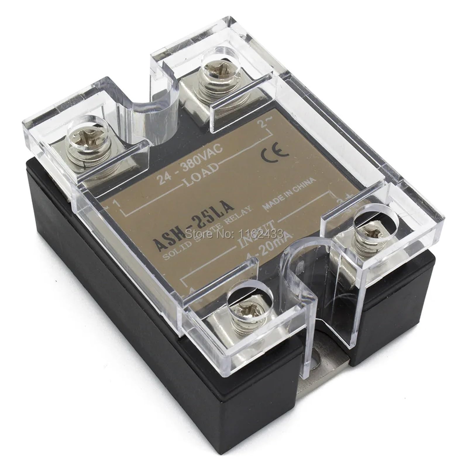 Régulateur de tension statique monophasé ASH-25LA pour contrôle industriel en courant alternatif