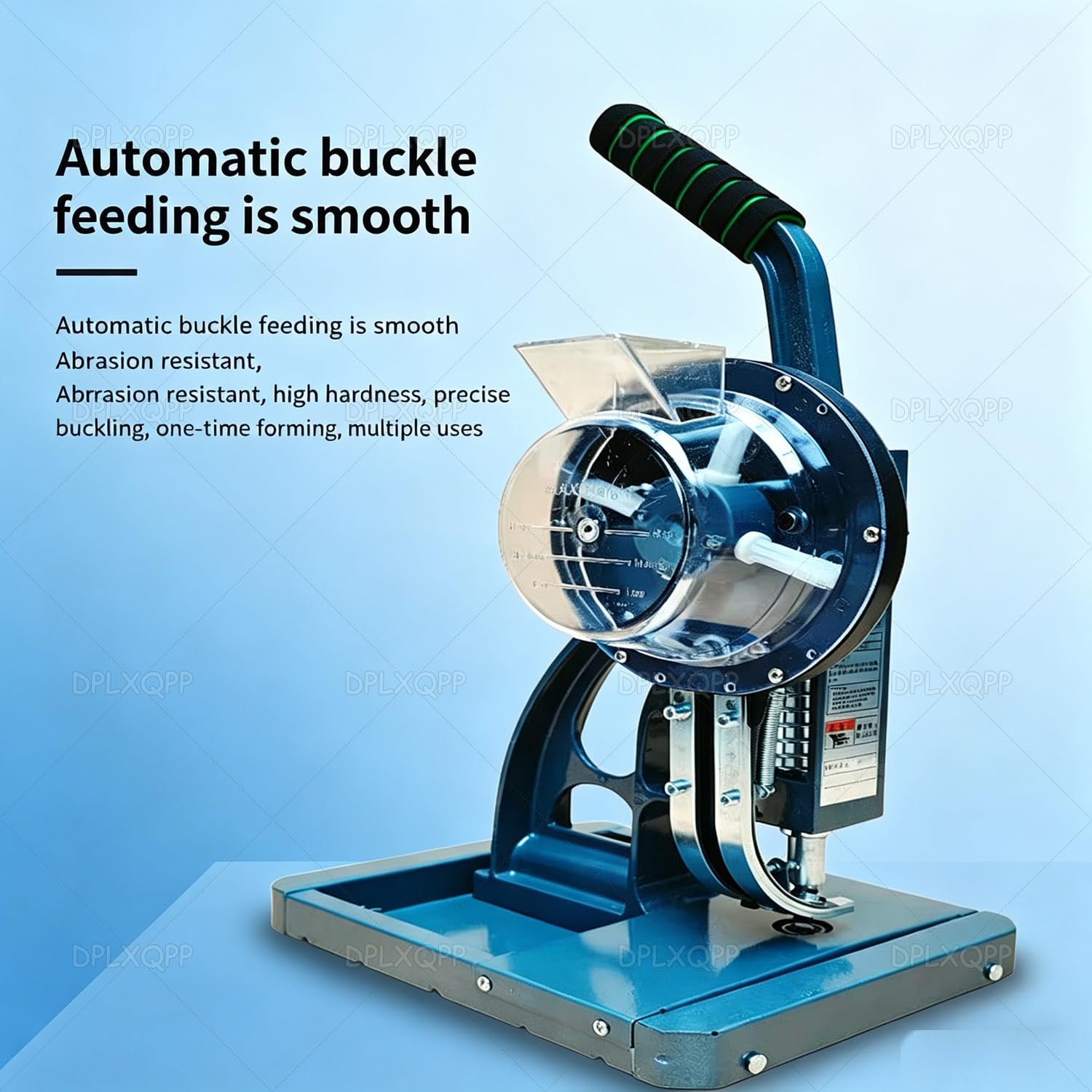 Máquina Semiautomática para Ojales con Alimentación Automática,Tolva para 500 Ojales,1800 Piezas/Hora,Prensa Manual 3 En 1 para Ojales De Lonas,Lonas,Cuero,Perforado Y Remachado 12mm