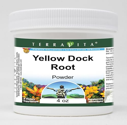 Polvo de raíz de muelle amarillo (4 oz, ZIN 510801) - Paquete de 3