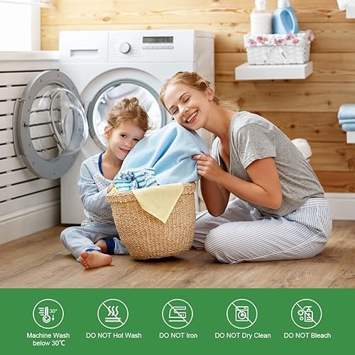 Miniatura 8 de Protector de colchón 100% impermeable, tamaño Queen, funda de colchón de bambú ultra suave, tela de aire 3D, refrescante, transpirable, sin ruido,