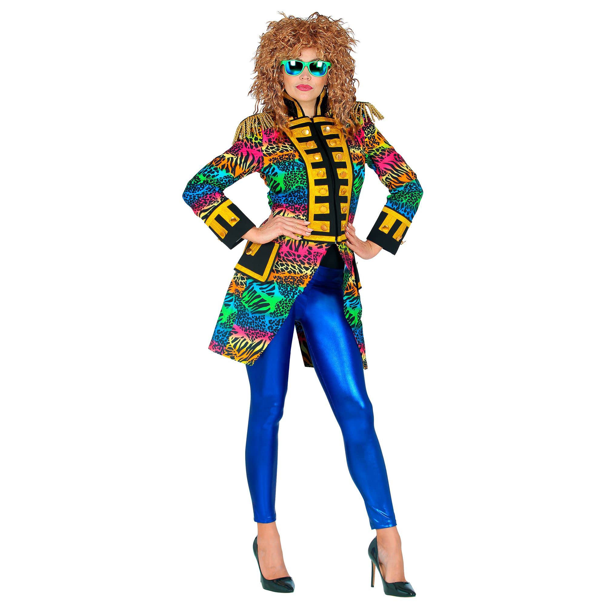 W WIDMANN MILANO Party Fashion - 80er Jahre Style Parade Frack, Gardeuniform, Animal Print, Zirkusdirektor, Rockstar, Kostüm
