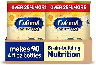 NeuroPro Baby Formula, MFGM* 5-Year Benefit, Expert-Recommended Brain-Building Omega-3 DHA, Exclusive Immune Supporting HuMO6 Blend, Infant Formula Powder, Baby Milk, 28.3 Oz (Pack of 2)