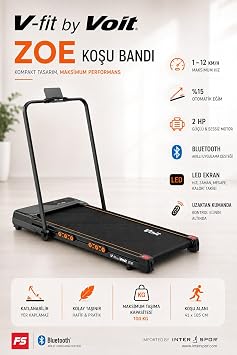 Vfit By Voit Zoe Automatic Inclined Treadmill