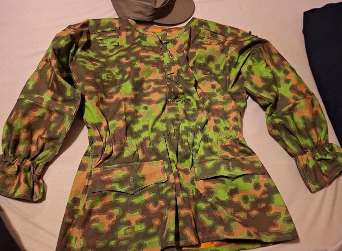 WW2　ドイツ軍　SMW社製　オークA　M42迷彩帽59㎝　限定生産品！ラスト1 Amazon.co.jp: Epic Militaria レプリカ 第二次世界大戦 ドイツM42