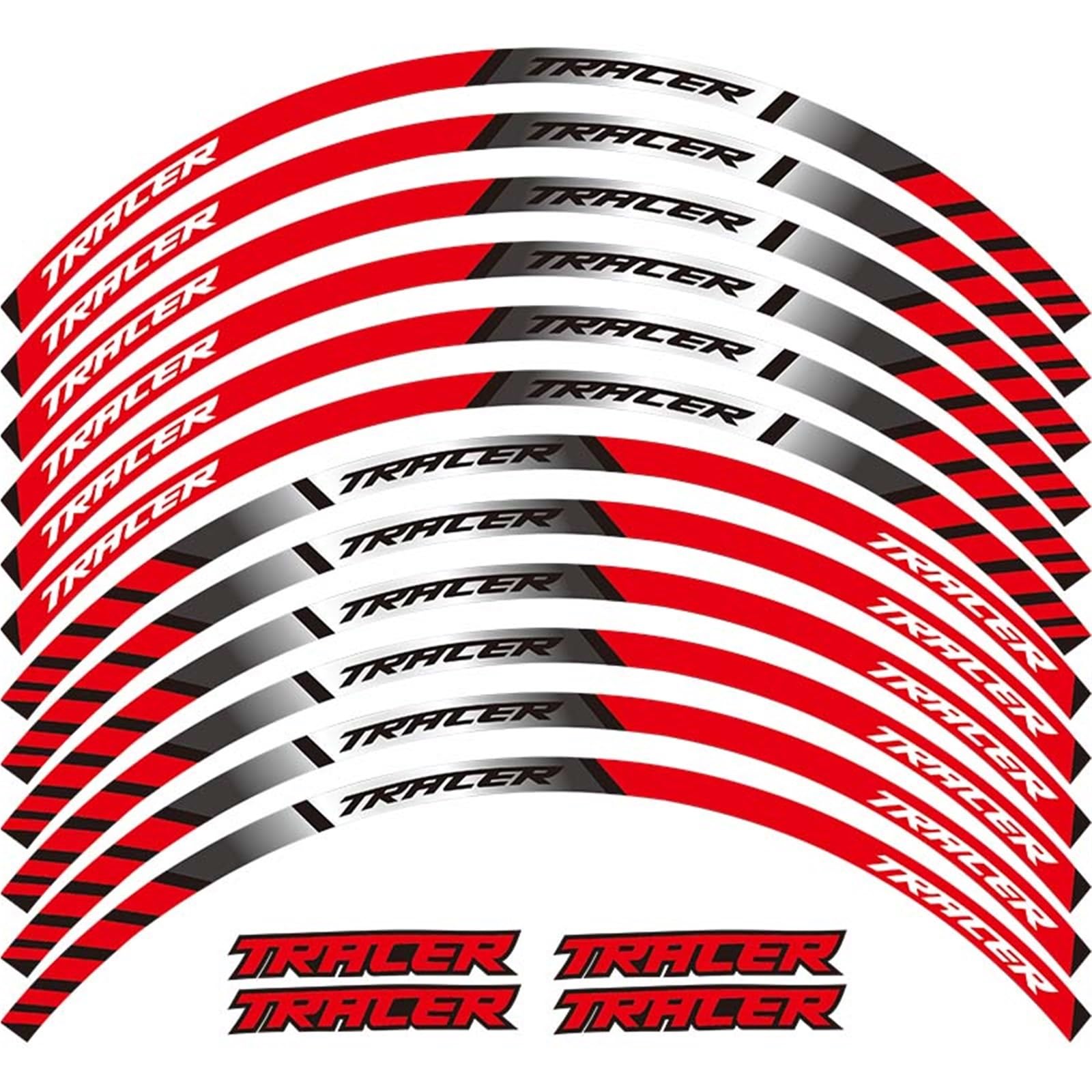 for Yamaha Tracer Motorcycle Reflective Tire Decals Wheels Moto Stickers Decoration Protection Rim Sticker