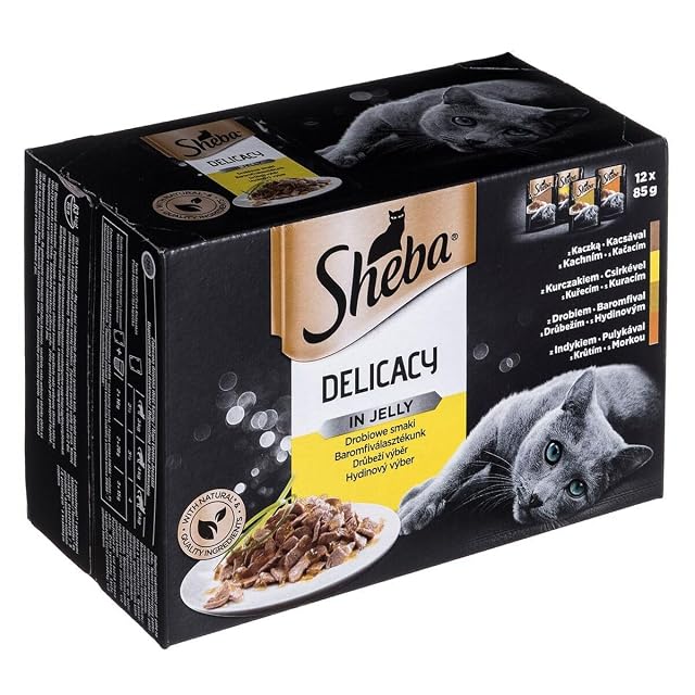 Foto 2 de 3 de Sheba Delikatesse Comida húmeda para gatos en gelatina, 12 x 85 g, comida húmeda para gatos