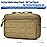 Upgraded Tactical Drawstring Molle Water Bottle Holder Tactical Pouches (Tan-2pack)