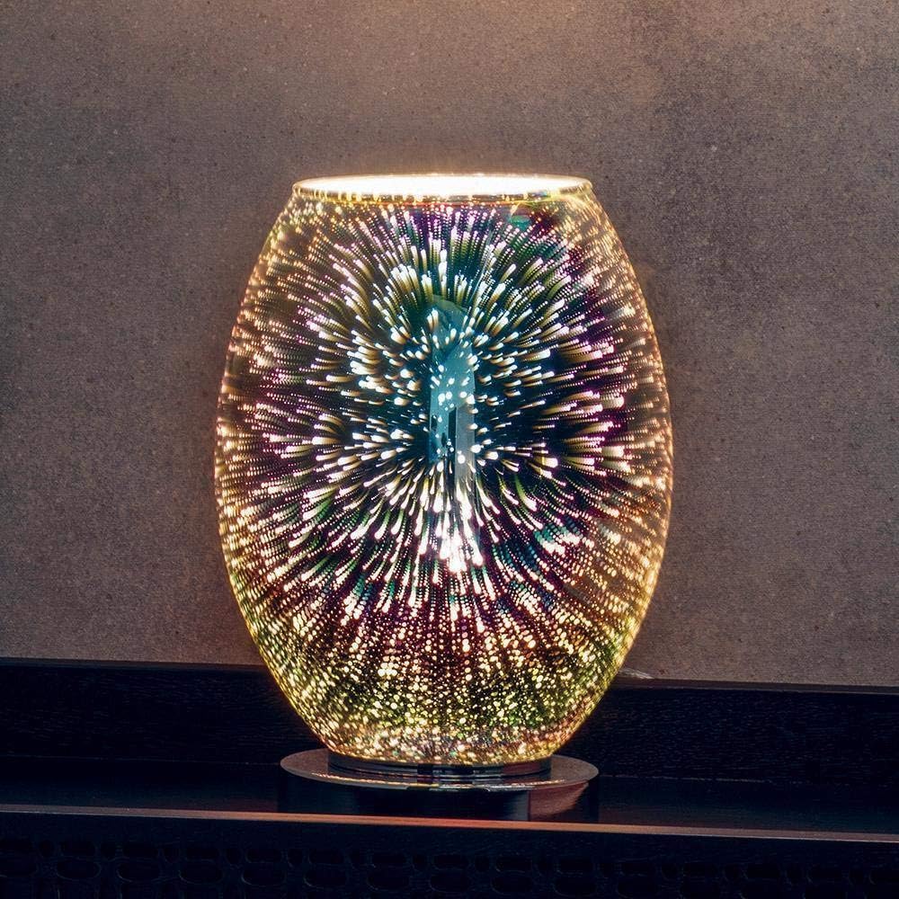 Stellar Touch Table Lamp 25W SW - Holographic Glass for Home Decor