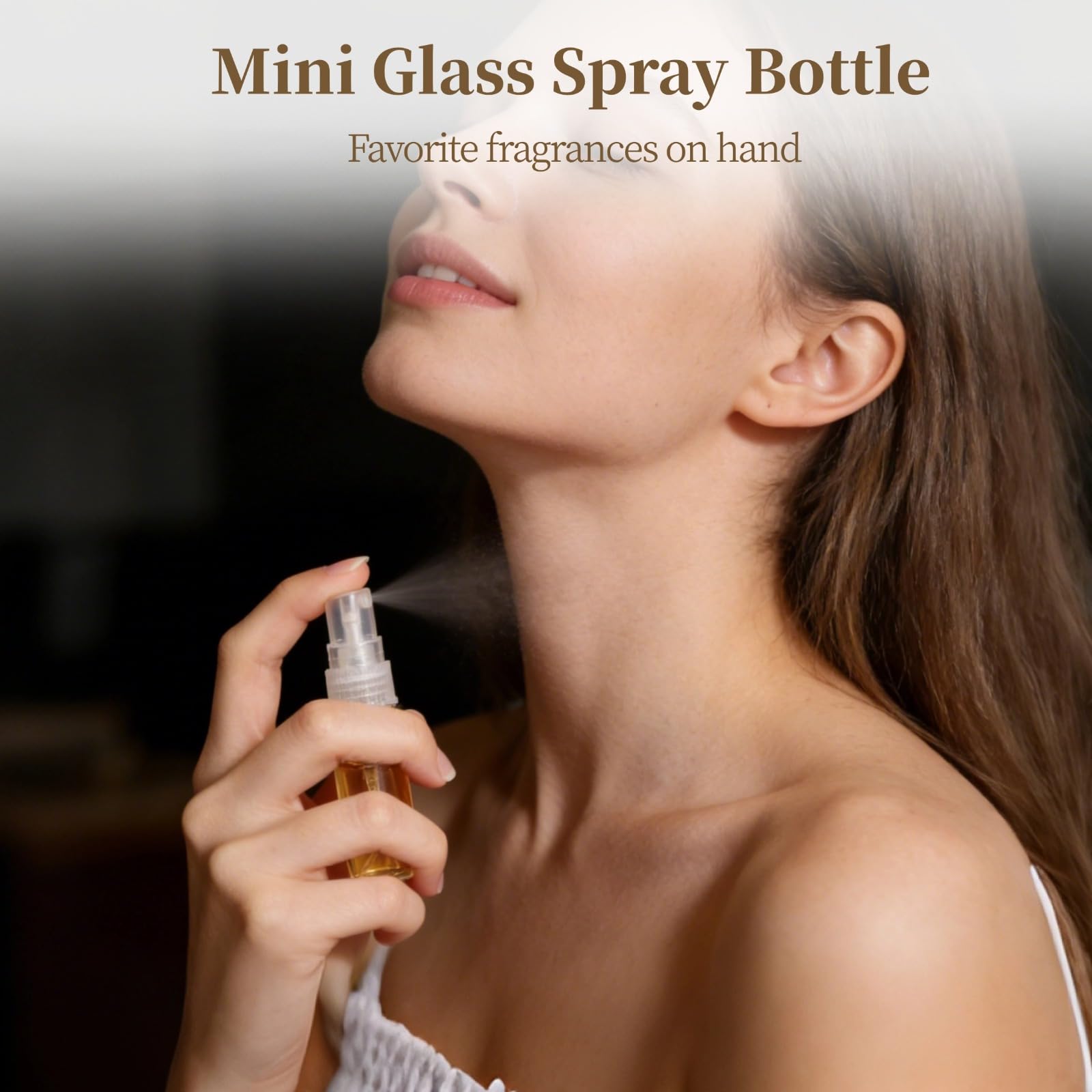 Mini flaconi spray in vetro da 3 ml, 200 pezzi, per campioni di profumo, da viaggio, con design a prova di perdite, nebulizzazione fine