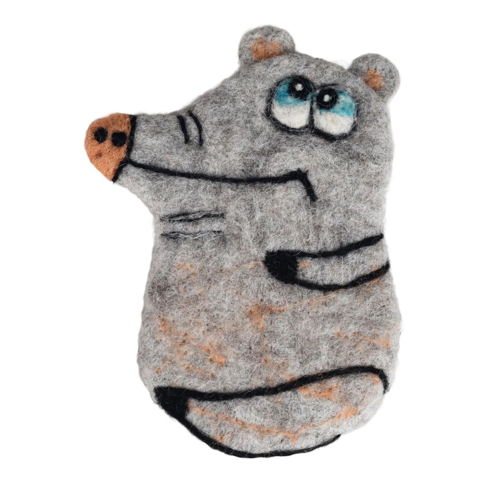 Wool Felt Coasters Kitchen Decor for Hot Cold Drinks Playful Animal Designs Desk Organization Essential Felt Animal Coasters