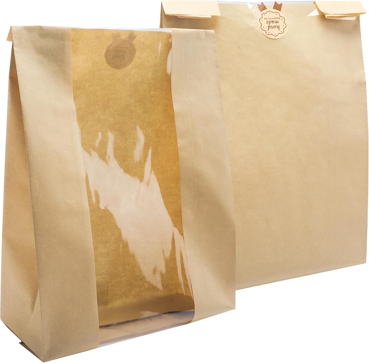 25Pcs Paper Bread Bags, Homemade Bread Storage Bags with