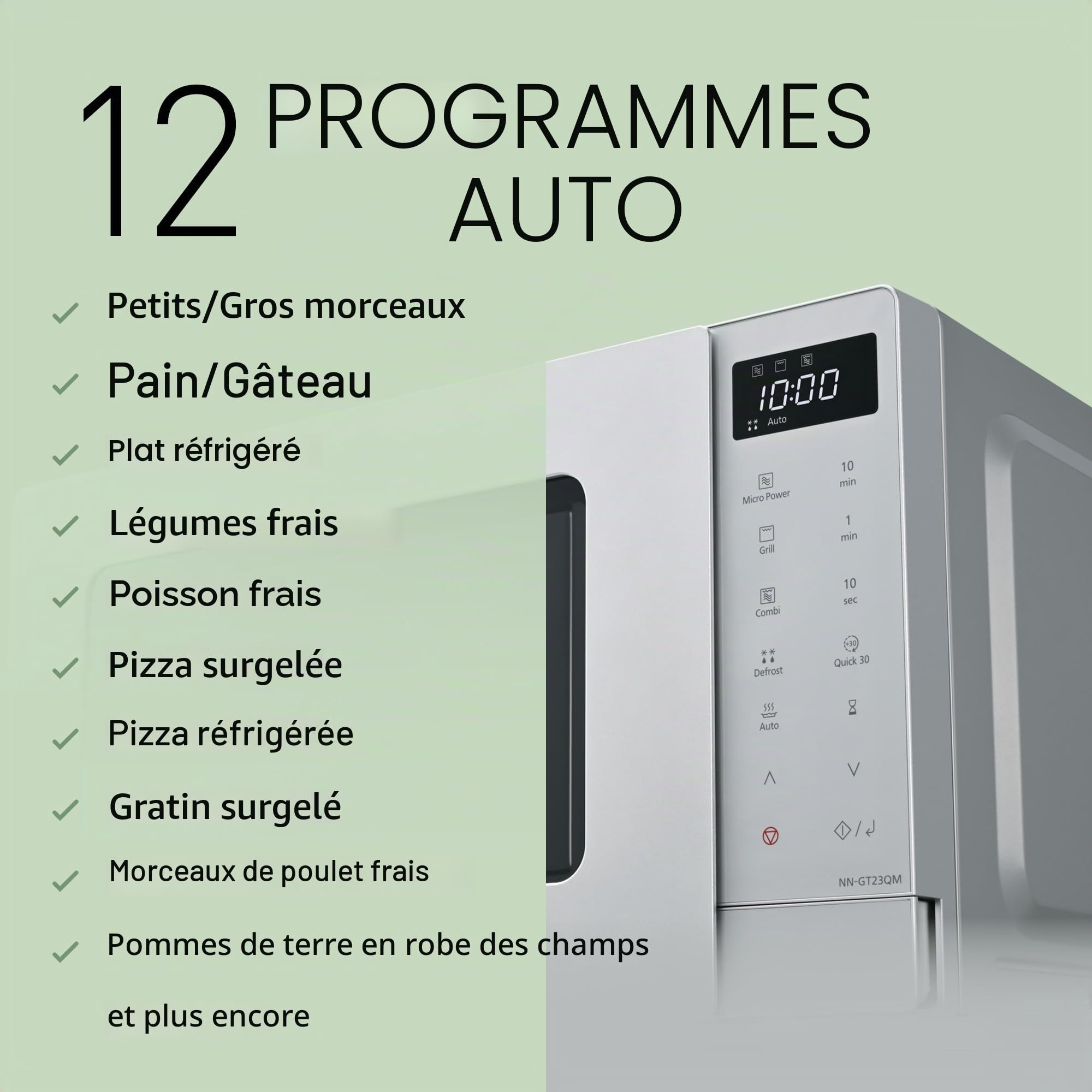 PANASONIC 20L GRILL/MICROWAVE COMBO