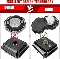Vista 5 de GREHUA Tanque de gasolina de 212 cc con kit de medidor de nivel de combustible compatible con Predator 212 196cc 224cc 6.5hp GX160 GX200 Clone
