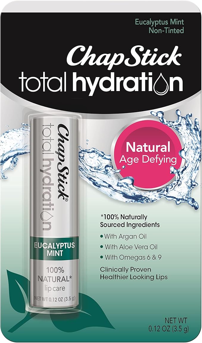 ChapStick Total Hydration (Eucalyptus Mint Flavor, 1 Blister Pack of 1