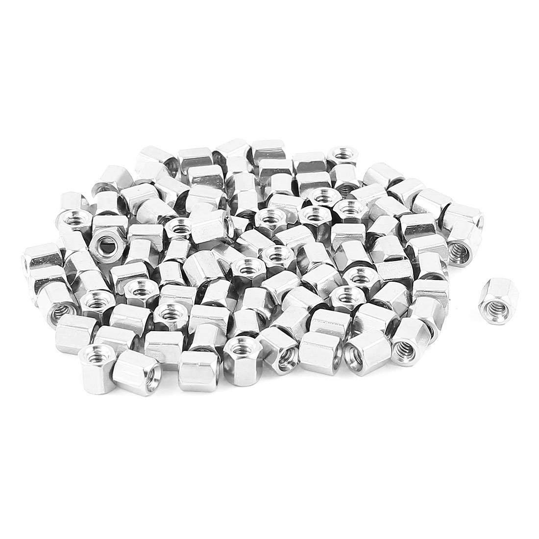 KTM Healthcare® 100pcs #4-40 0.197" Female Thread Brass Hex Nut Spacer Standoff Pillar-image-42
