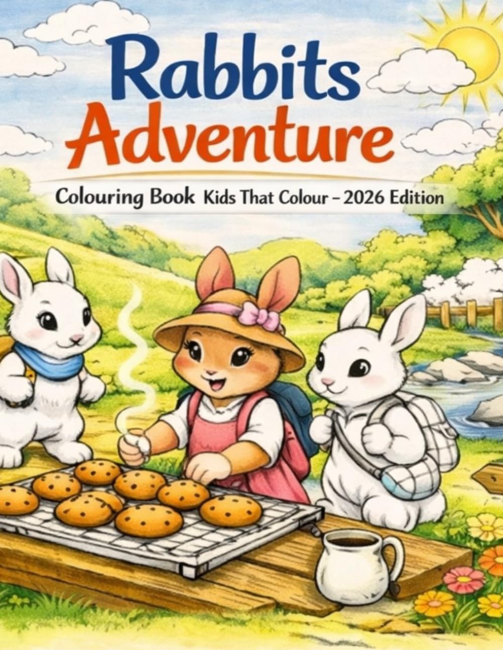 Rabbits Adventure Colouring Book: Kids That Colour - 2026 Edition