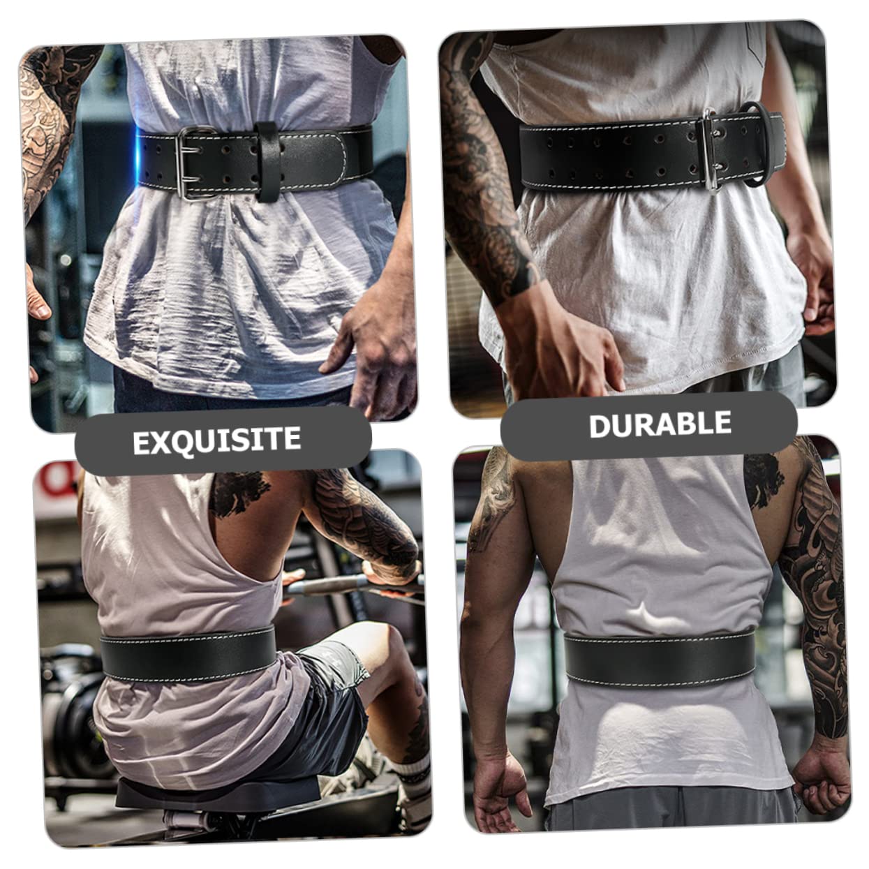 HAPINARY Muscle Toning Belt Weightlifting Girdle Back Brace Men's Fitness Lumbar Support Belt for Weightlifting