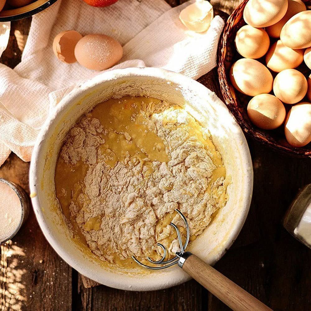Trzepaczki do jajek do gotowania trzepaczka kuchenna, trzepaczka do mąki i narzędzie do pieczenia, trzepaczka do jajek z mąką i maszyna do mąki, mikser do ciasta ze stali nierdzewnej. ubijaczka (Rozmi