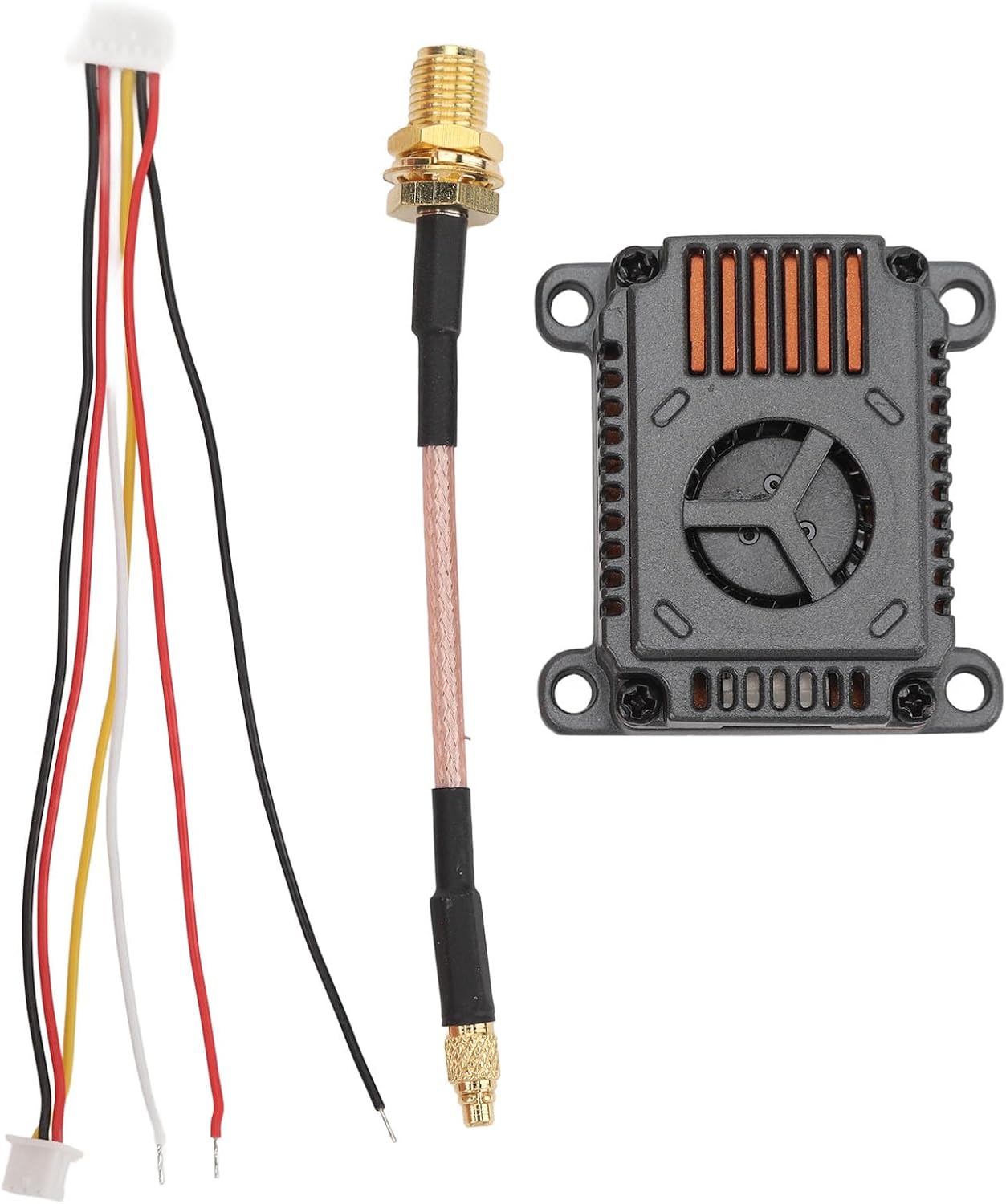 3W Video Transmitter 48CH 5.8G VTX, Compact Lightweight Design, Low Latency, Aluminum Alloy Construction, for Long Range FPV Racing Drone
