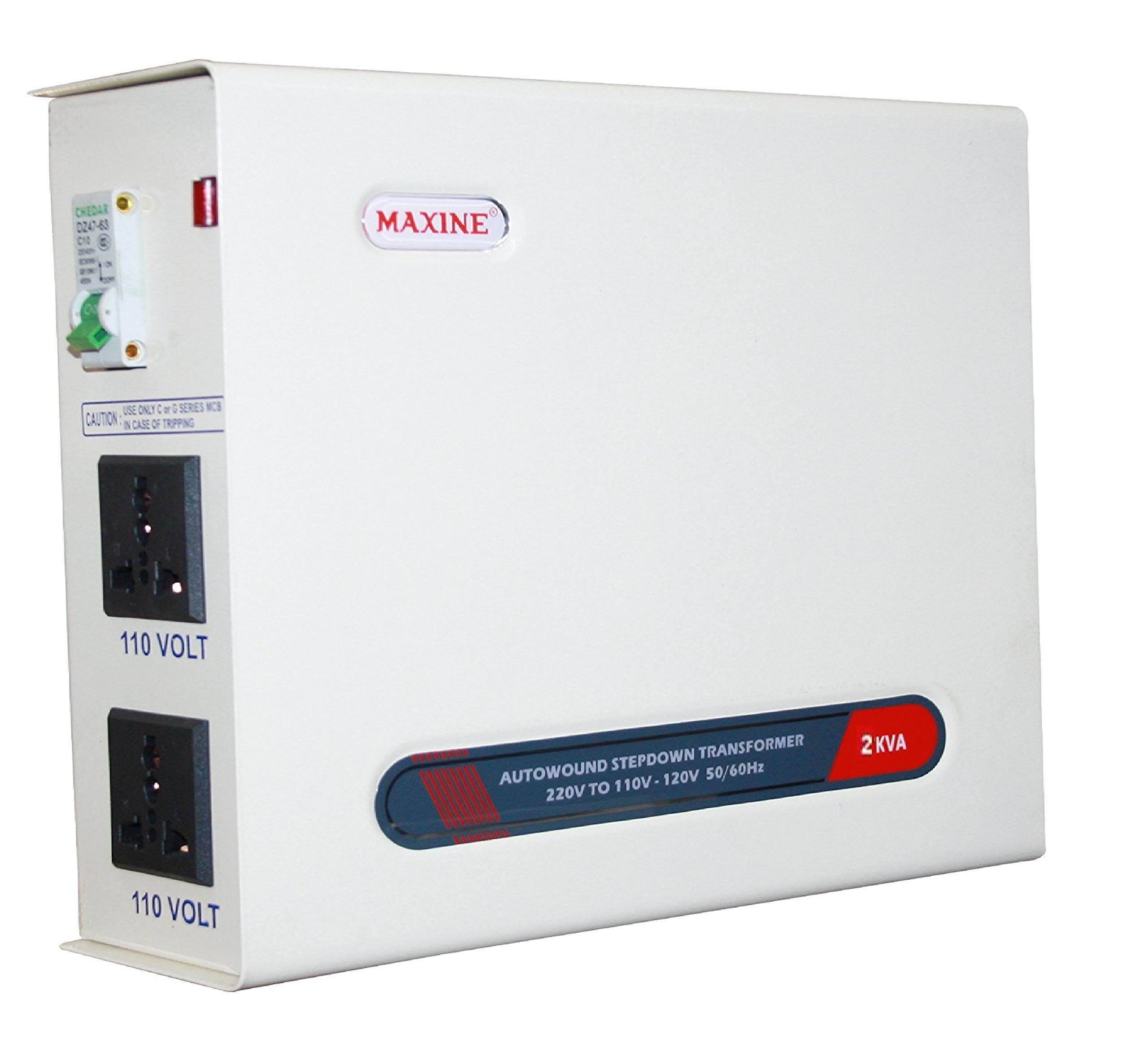 Maxine 2kva (2000w) Copper Voltage Converter 220V to 110V Step Down Transformer for American Products (B07GFB7ZL1) Amazon Price History, Amazon Price Tracker
