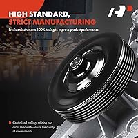 Vista 3 de Bomba de Agua del Motor A-Premium con Junta y Polea [compatible con DOHC, 6Cil 2.5 3.0 3.5L] Compatible con Mercedes-Benz