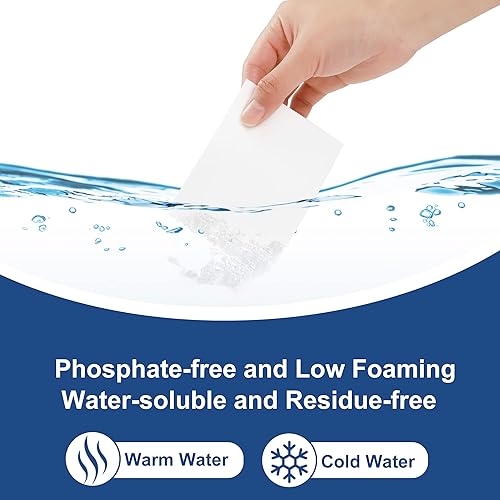 Miniatura 4 de Hojas de detergente para lavandería, 200 hojas de lino fresco, ecológicas, hipoalergénicas, sin líquidos, para dormitorio, viajes, campamento, 200